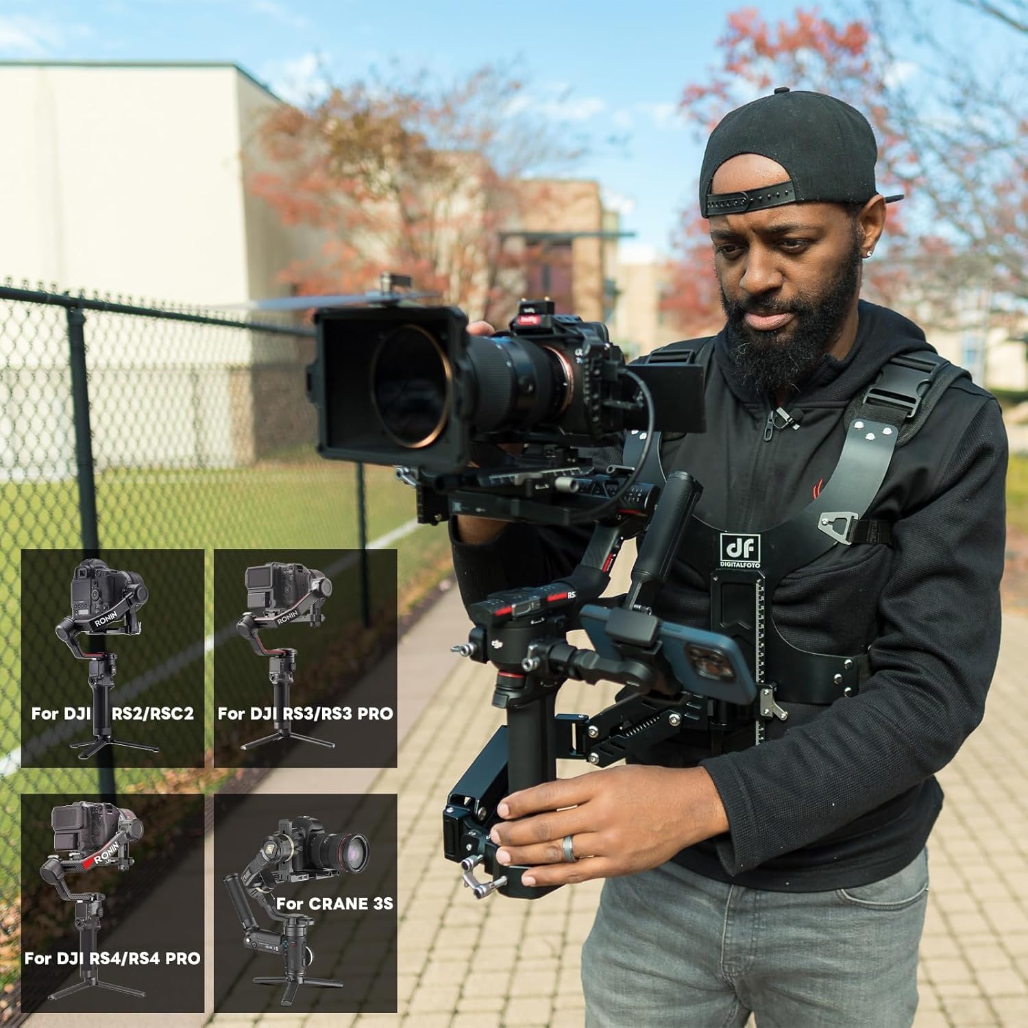 Amazon.co.jp: DF DIGITALFOTO Thanos-SE ジンバル SteadiCam サポート